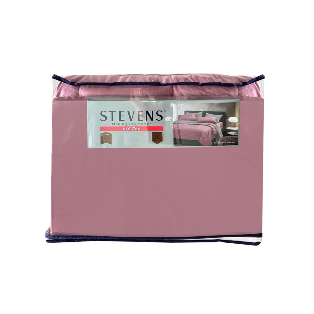 ชุดผ้าปูที่นอน 6 ฟุต 6 ชิ้น STEVENS SOFTEX ON13P8