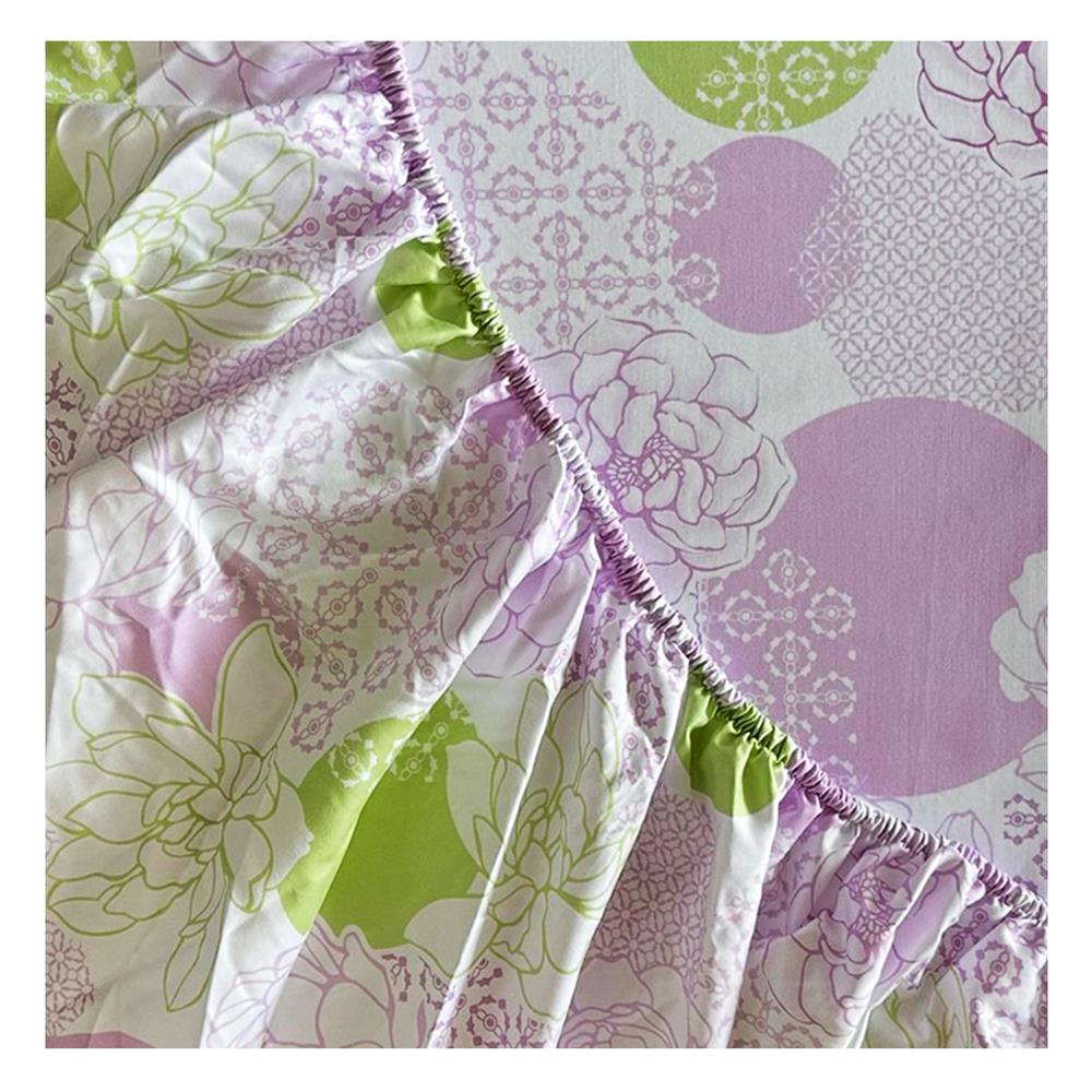 ชุดผ้าปูที่นอน 6 ฟุต 5 ชิ้น STEVENS COTTON FRESH SATTEN CR49