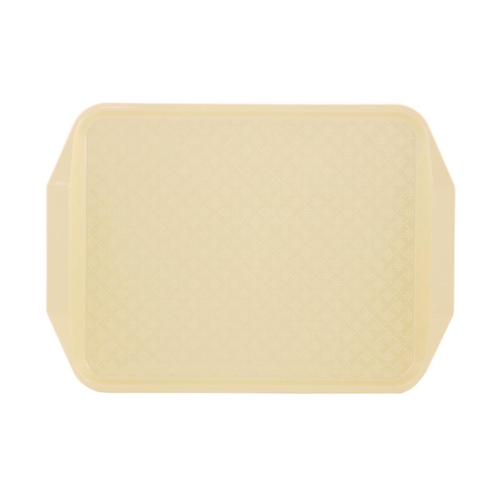 ถาดพลาสติกมีหูจับ SUPERWARE TR-03 43x31x3.5 ซม. สีครีม