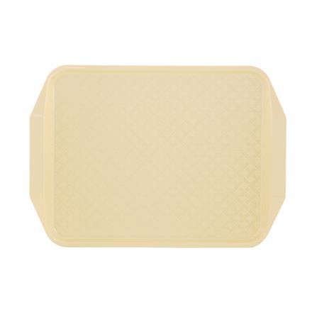 ถาดพลาสติกมีหูจับ SUPERWARE TR-03 43x31x3.5 ซม. สีครีม_1
