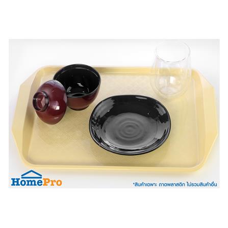 ถาดพลาสติกมีหูจับ SUPERWARE TR-03 43x31x3.5 ซม. สีครีม_2