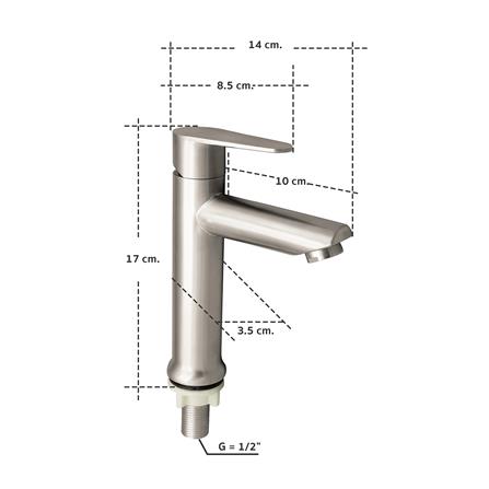 ก๊อกอ่างล้างหน้าเดี่ยว DONMARK GL-1135_2