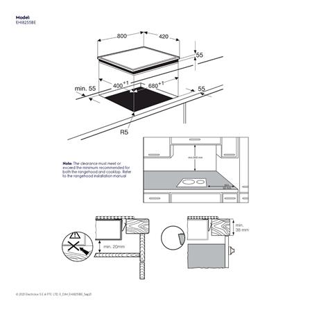 เตาฝังอินดักชั่น ELECTROLUX EHI8255BE 80 ซม._6