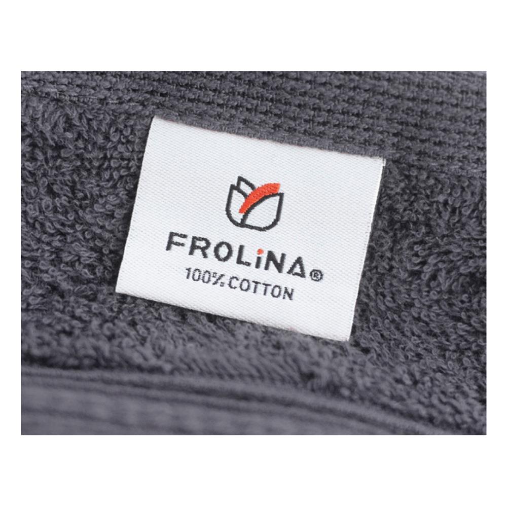ผ้าขนหนู FROLINA ESSENCE 15X30 นิ้ว สี DARK GREY