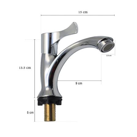 ก๊อกอ่างล้างหน้าเดี่ยว DONMARK GL-1134_2