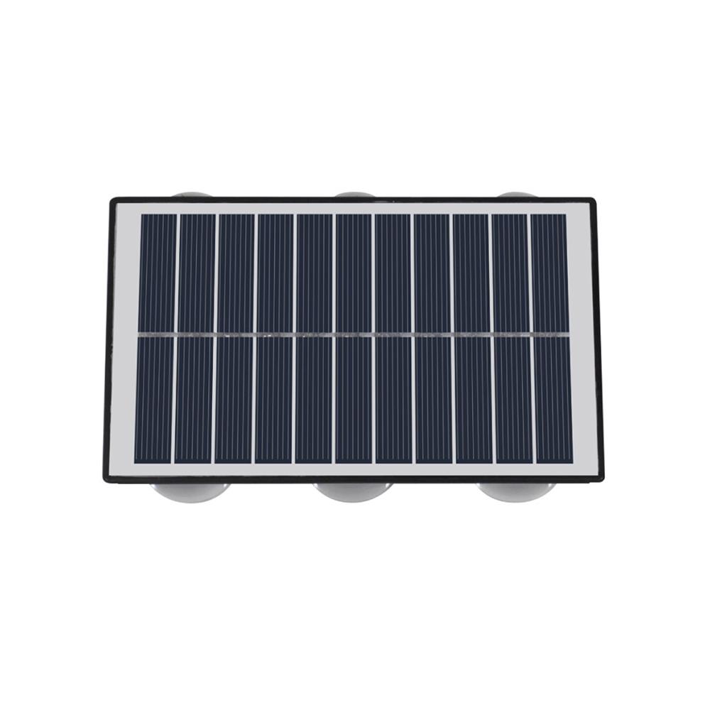 ไฟผนังภายนอก SOLAR LAMPTAN TRILUX 5 วัตต์ DAYLIGHT/COOL WHITE/WARM WHITE สีดำ