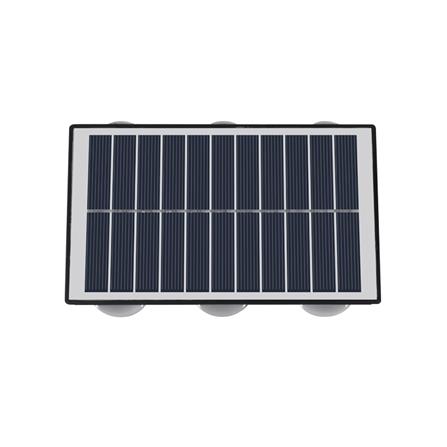 ไฟผนังภายนอก SOLAR LAMPTAN TRILUX 5 วัตต์ DAYLIGHT/COOL WHITE/WARM WHITE สีดำ_1