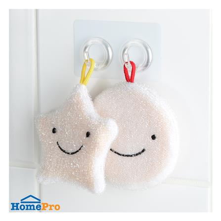 ตะขอแขวนอเนกประสงค์ 2 ตะขอ DEHUB VMH20-CC100 สีใส_4