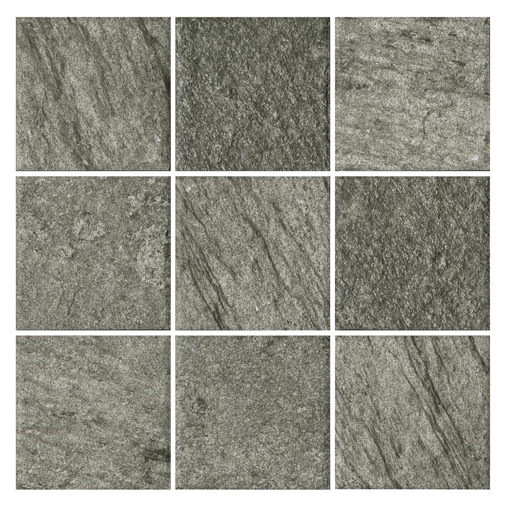 กระเบื้องตกแต่งพอร์ซเลน 10x10 ซม. COTTO มิซโซรี่ กริจิโอ้ แมท 0.8 ตร.ม.