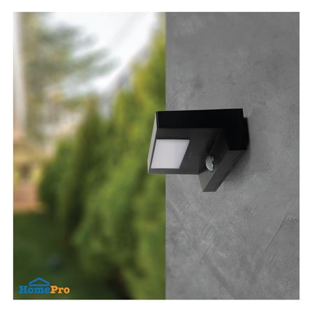 ไฟผนังภายนอก SOLAR LAMPTAN EDGE 10 วัตต์ WARM WHITE สีดำ_5