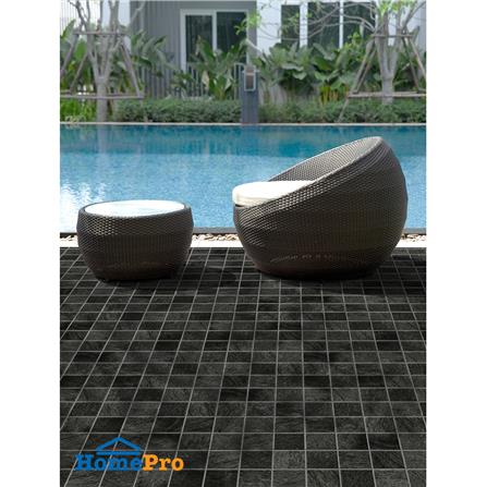 กระเบื้องตกแต่งพอร์ซเลน 10x10 ซม. COTTO มิซโซรี่ เนโร แมท 0.8 ตร.ม._2