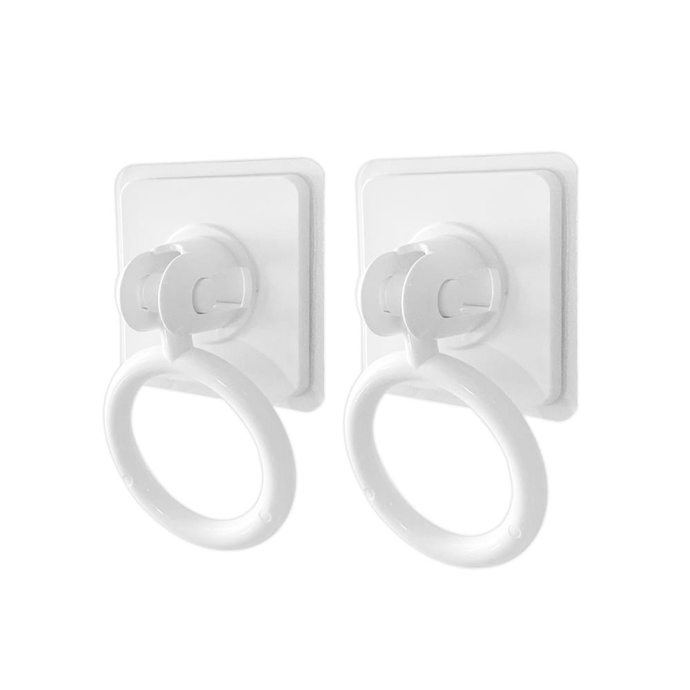 ขอแขวนแบบมือจับประตูแบบแหวน DEHUB VDR2P-CW40 สีขาว แพ็ก 2 ชิ้น