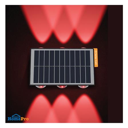 ไฟผนังภายนอก SOLAR LAMPTAN TRILUX 5 วัตต์ RGB สีดำ_3