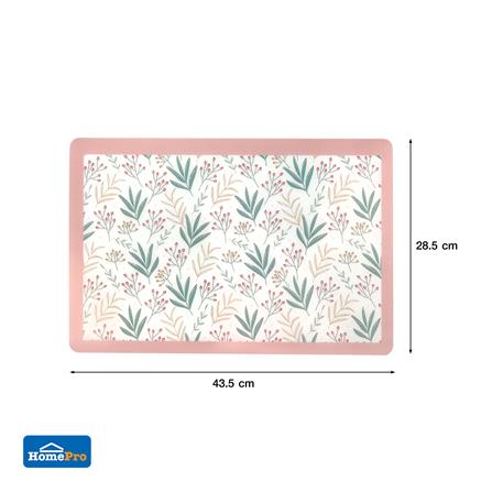 แผ่นรองจาน PET KECH MODERN FLOWER สีชมพู_5