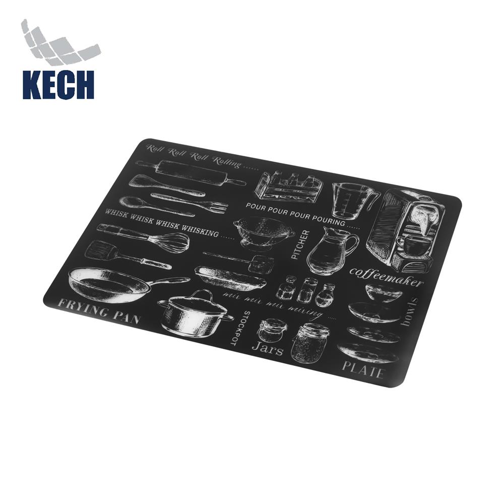 แผ่นรองจาน PEVA KECH COOKING สีดำ_1