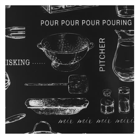 แผ่นรองจาน PEVA KECH COOKING สีดำ_3