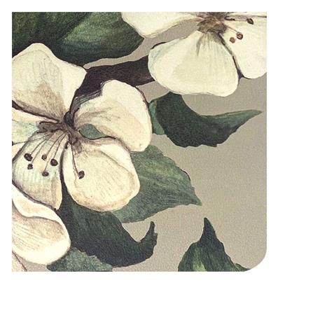 แผ่นรองจาน PU KECH PRINTED สีขาว_2