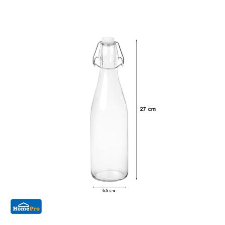 ขวดน้ำแก้ว 0.5 ลิตร KECH BUBBLE สีใส_5