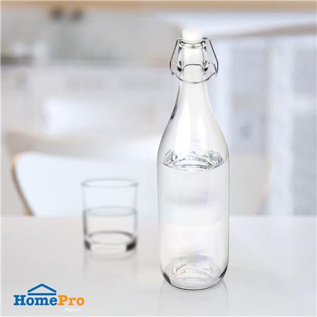 ขวดน้ำแก้ว 0.9 ลิตร KECH BUBBLE สีใส_3