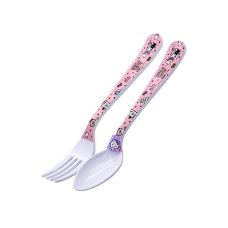 ชุดช้อนส้อมเล็กเมลามีน SUPERWARE KITTY DREAM_1