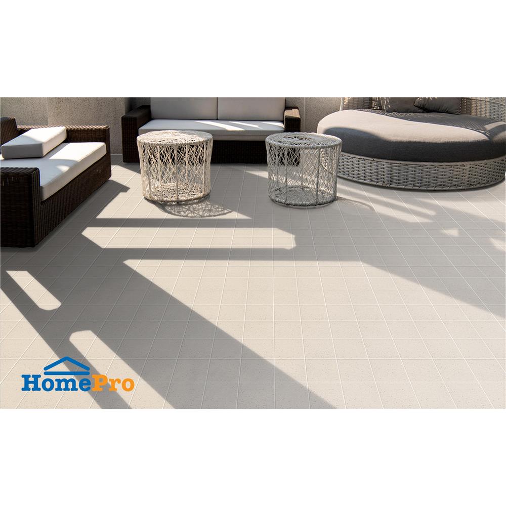 กระเบื้องตกแต่งพอร์ซเลน 4x4 นิ้ว COTTO คาซ่าสโตน ครีม 0.8 ตร.ม.