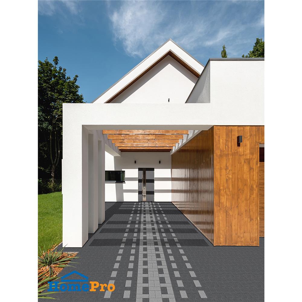 กระเบื้องตกแต่งพอร์ซเลน 4x8 นิ้ว COTTO คาซ่าสโตน เทาเข้ม 0.8 ตร.ม.