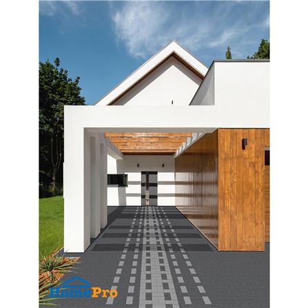 กระเบื้องตกแต่งพอร์ซเลน 4x8 นิ้ว COTTO คาซ่าสโตน เทาเข้ม 0.8 ตร.ม._3