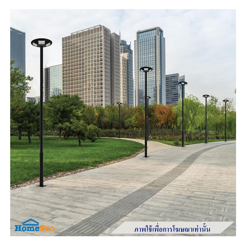 เสาไฟ SOLAR LAMPTAN POLE FOR SOLAR 4 เมตร สีดำ