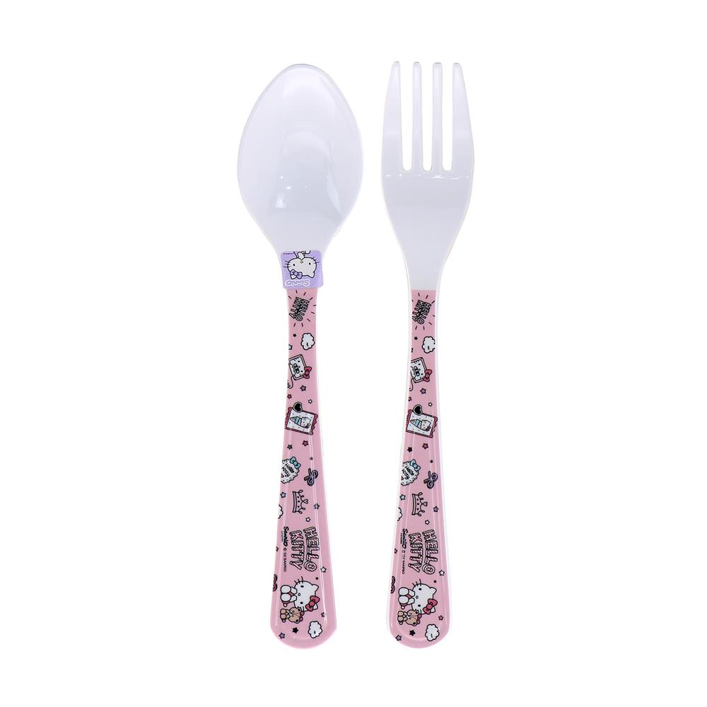 ชุดช้อนส้อมเมลามีน SUPERWARE KITTY DREAM
