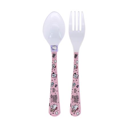 ชุดช้อนส้อมเมลามีน SUPERWARE KITTY DREAM_0