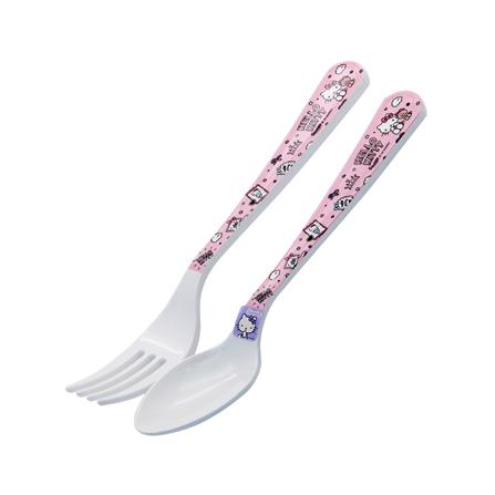 ชุดช้อนส้อมเมลามีน SUPERWARE KITTY DREAM_1