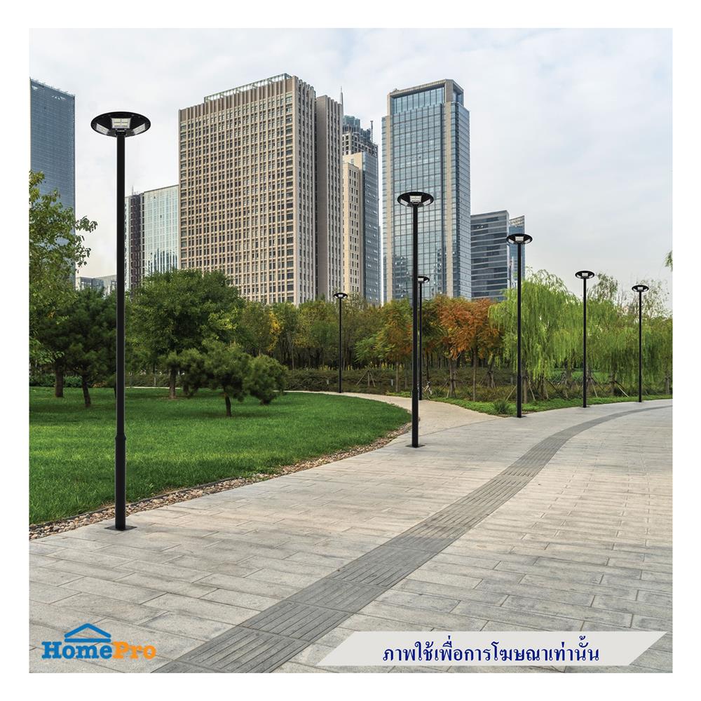 เสาไฟ SOLAR LAMPTAN POLE FOR SOLAR 3 เมตร สีดำ