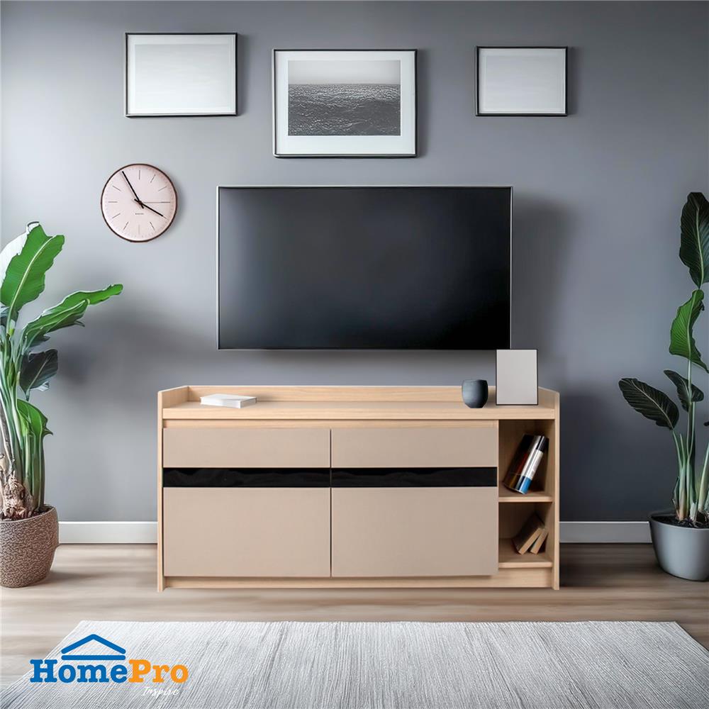 ตู้วางทีวี FURDINI PSP-6176 120 ซม. สีโอ๊ค/น้ำตาล