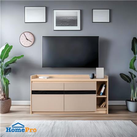 ตู้วางทีวี FURDINI PSP-6176 120 ซม. สีโอ๊ค/น้ำตาล_6