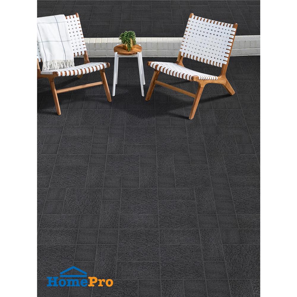 กระเบื้องตกแต่งพอร์ซเลน 4x4 นิ้ว COTTO คาซ่าสโตน เทาเข้ม PM 0.8 ตร.ม.