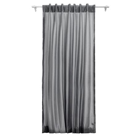 ผ้าม่านโปร่งซ่อนหู HOME LIVING STYLE VERA 140X220 ซม. สีเทา