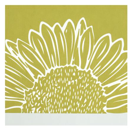 แผ่นรองจานกระดาษ KECH SUNFLOWER สีเหลือง_3