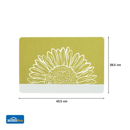 แผ่นรองจานกระดาษ KECH SUNFLOWER สีเหลือง_5