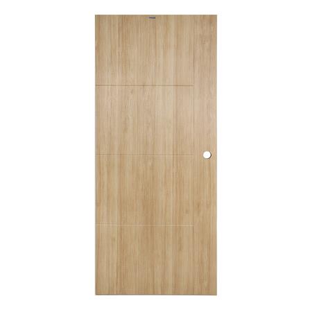 ประตูภายใน UPVC PARAZZO PUV03 90X200 ซม. สีลาเต้ เจาะลูกบิด