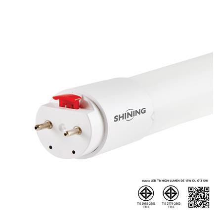 หลอด LED SHINING T8 HIGH LUMEN DE 18 วัตต์ DAYLIGHT G13_7