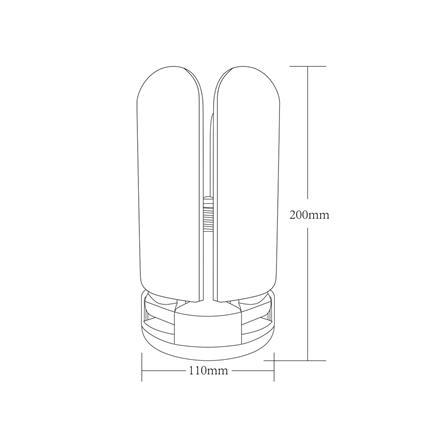 หลอด LED SHINING FAN BULB 50 วัตต์ DAYLIGHT E27_8