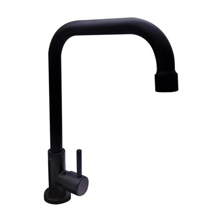 ก๊อกซิงค์เดี่ยวเคาน์เตอร์ HOEN LS-508B(T) สีดำ