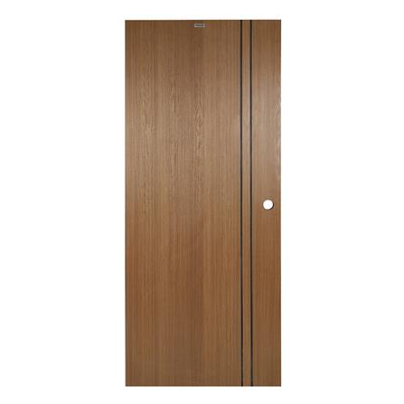 ประตูภายใน UPVC PARAZZO PUN02 90X200 ซม. สีช็อกโกแลต เจาะลูกบิด_0