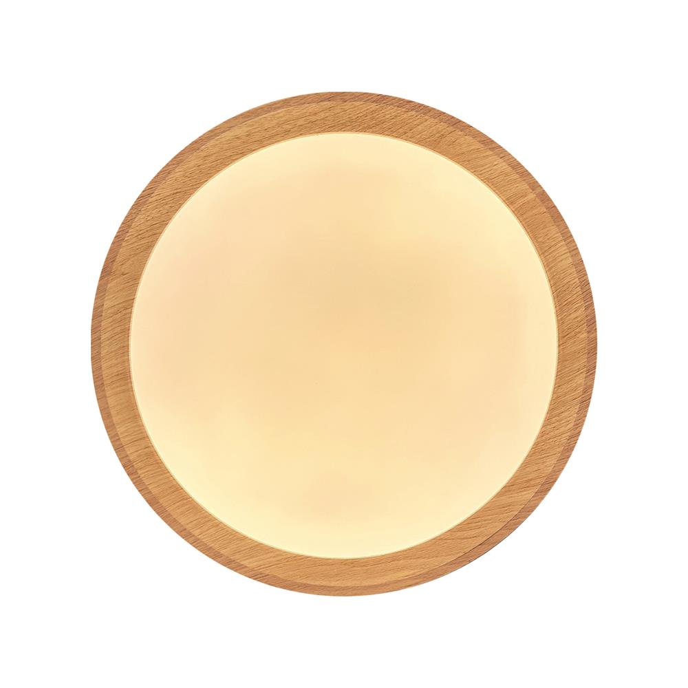 ไฟเพดาน LED SYLVANIA OVALO LOFT CCT 14 นิ้ว 36 วัตต์ DAYLIGHT/COOL WHITE/WARM WHITE สีขาว/น้ำตาล