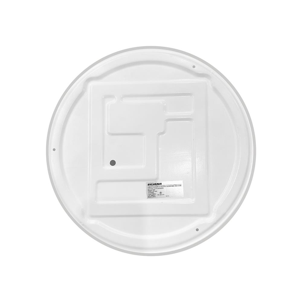 ไฟเพดาน LED SYLVANIA OVALO ECO ACRYLIC GLOSSY SILVER RING 15 นิ้ว 36 วัตต์ DAYLIGHT สีขาว