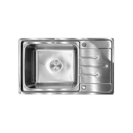 ซิงค์ฝัง 1 หลุม 1 ที่พัก TECNOPLUS CROWN 80 สีเงิน