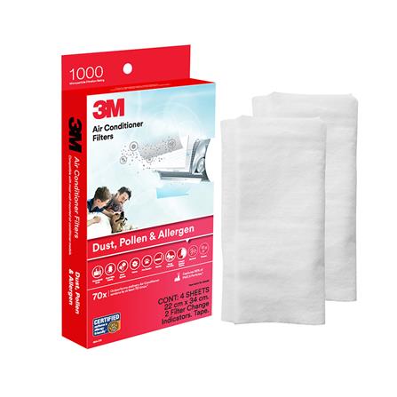 แผ่นดักจับสิ่งแปลกปลอมในอากาศ 3M 34x22 ซม. 4 แผ่น/...