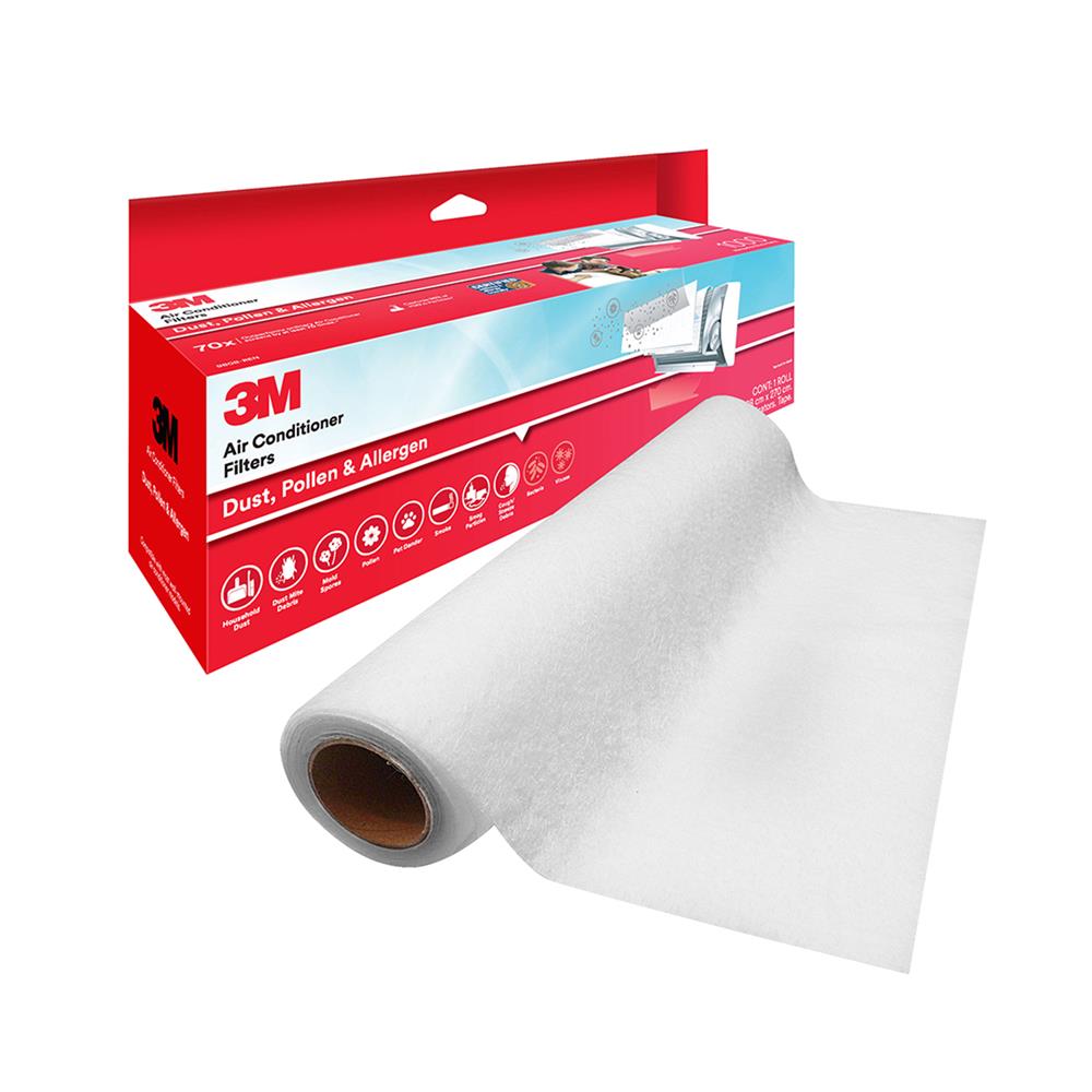 แผ่นดักจับสิ่งแปลกปลอมในอากาศ 3M ชนิดม้วน 38x270 ซม.