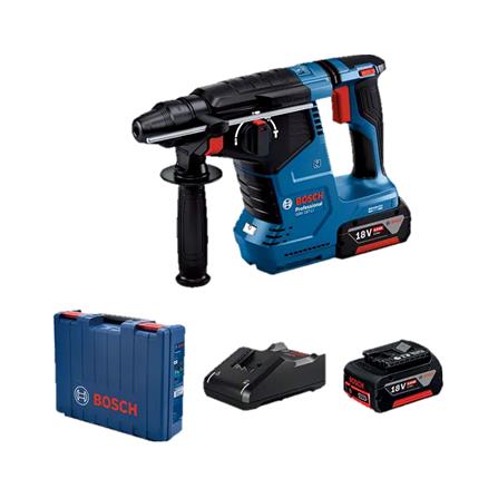 สว่านโรตารี่ไร้สาย (พร้อมแบตเตอรี่) BOSCH GBH187-LI ONE-CHUCK 18 โวลต์