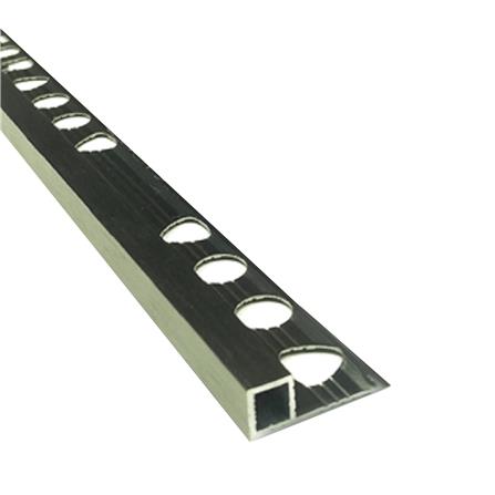 คิ้วอะลูมิเนียมมุมเหลี่ยม เกเตอร์ 12 มม. 2.1 ม. สีชาปัดลาย_0